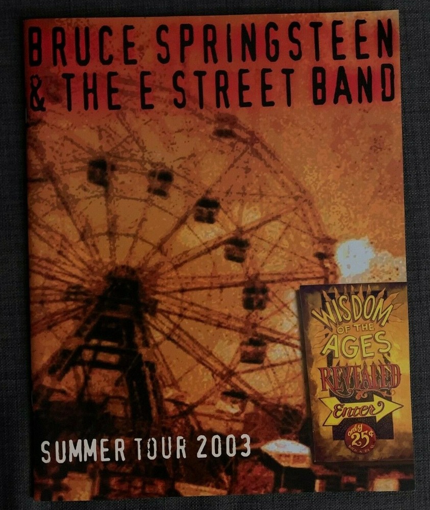 4 Bruce Springsteen Programs 85' BORN IN USA 99' Program 0'3 program 84' Book