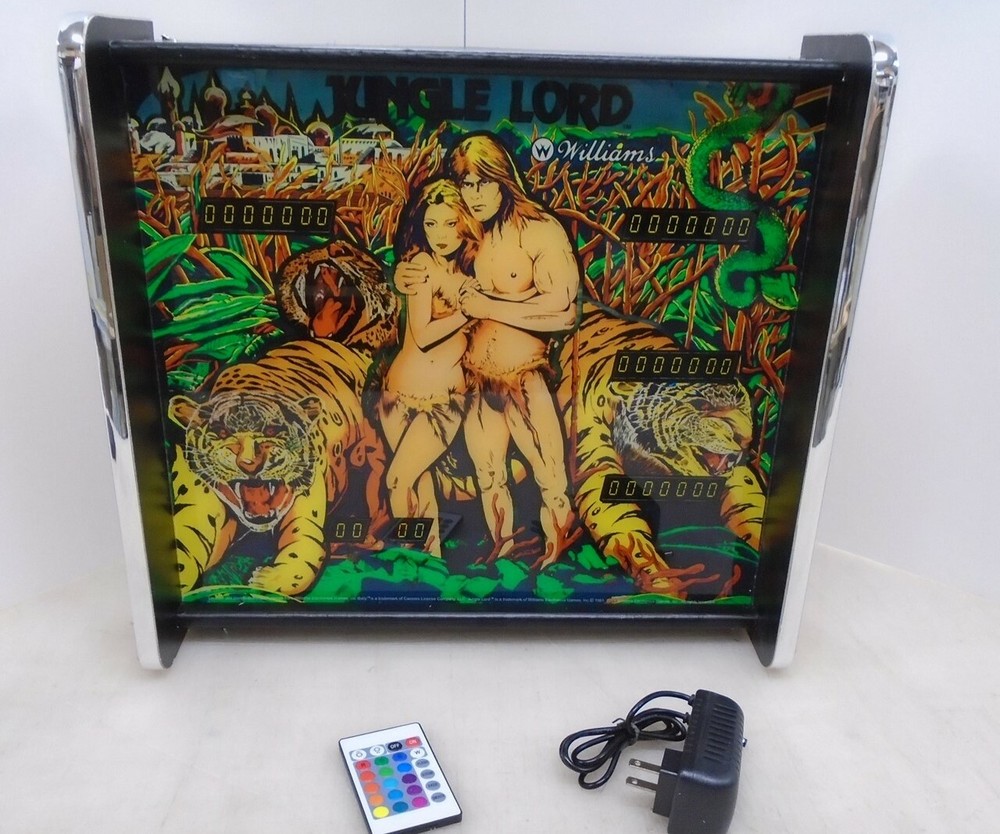 Williams Jungle Lord Pinball Head LED Display light box