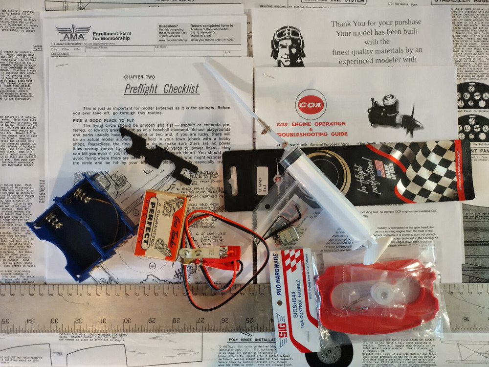 Control line Airplane Cox 049 Baby Ring Master Pt 19 version
