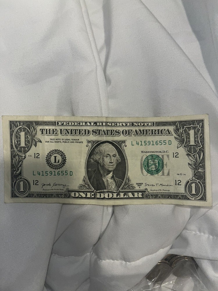 U.S. Dollar bill Error
