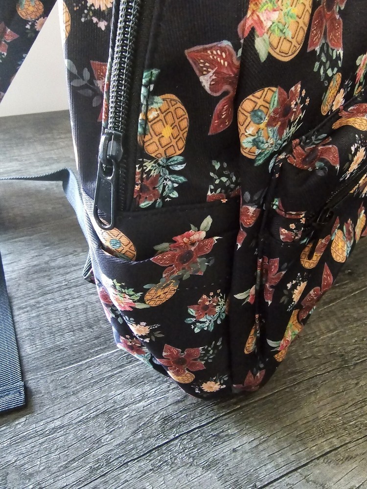 NEW Stranger Things Inspired Mini Backpack - Demogorgon Waffles Eggo Theme 11