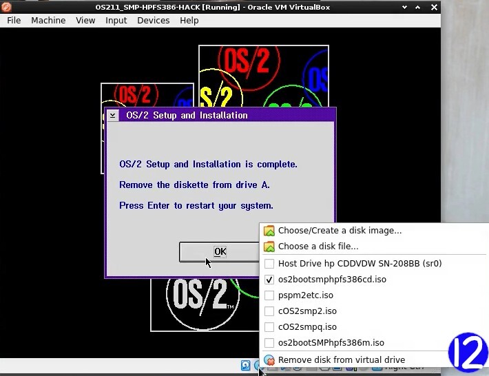 IBM OS/2 for Symmetrical Multiprocessing (SMP) v2.11 16 CPU/CORE kernel, HPFS386