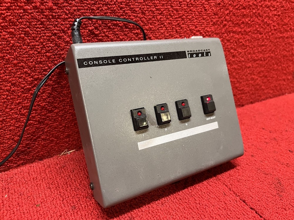 Used Gray Broadcast Tools Console Controller II Tested Works Good Condition