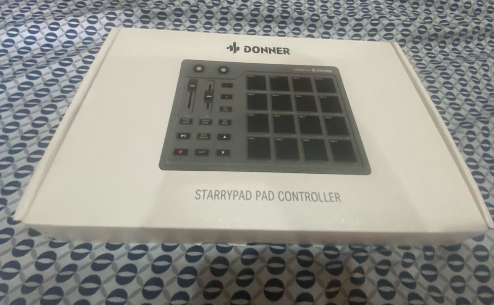 Donner STARRYPAD USB MIDI Keyboard Pad Beat Maker With Fader Knobs Drum Machine