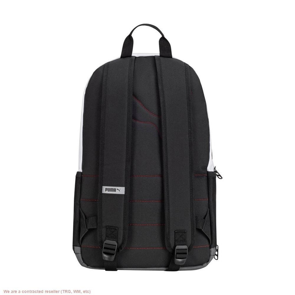 PUMA Kids' Eclipse 18.5" Backpack - Black/White/Gold