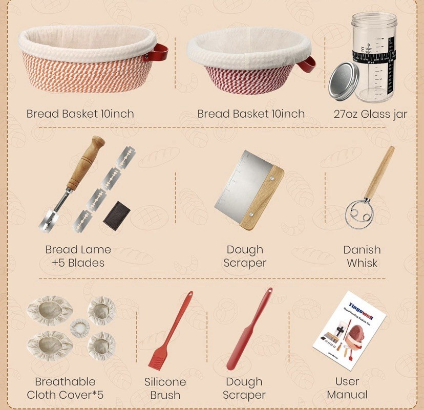 Tiagowell Sourdough Starter Kit Bread Making