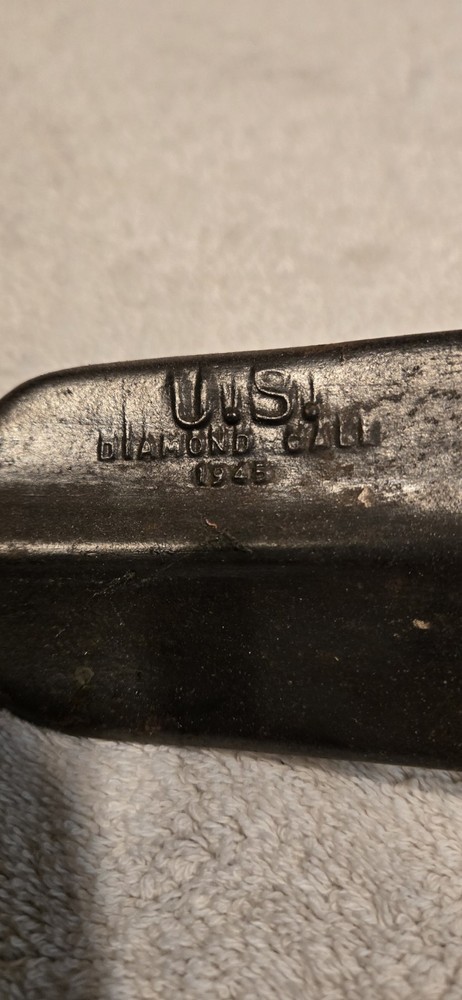 WWII US Diamond Calk 1945 Pick Mattock
