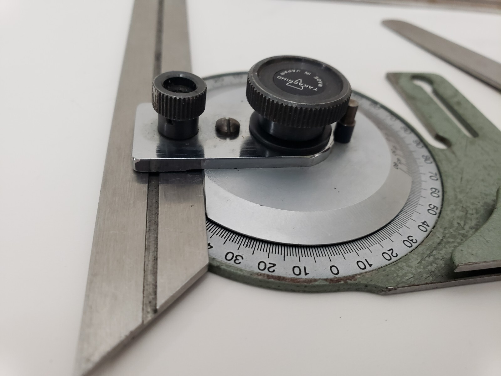 Takachiho Seiki Bevel Protractor Professional - Tokyo, Japan - In Wooden Box Set