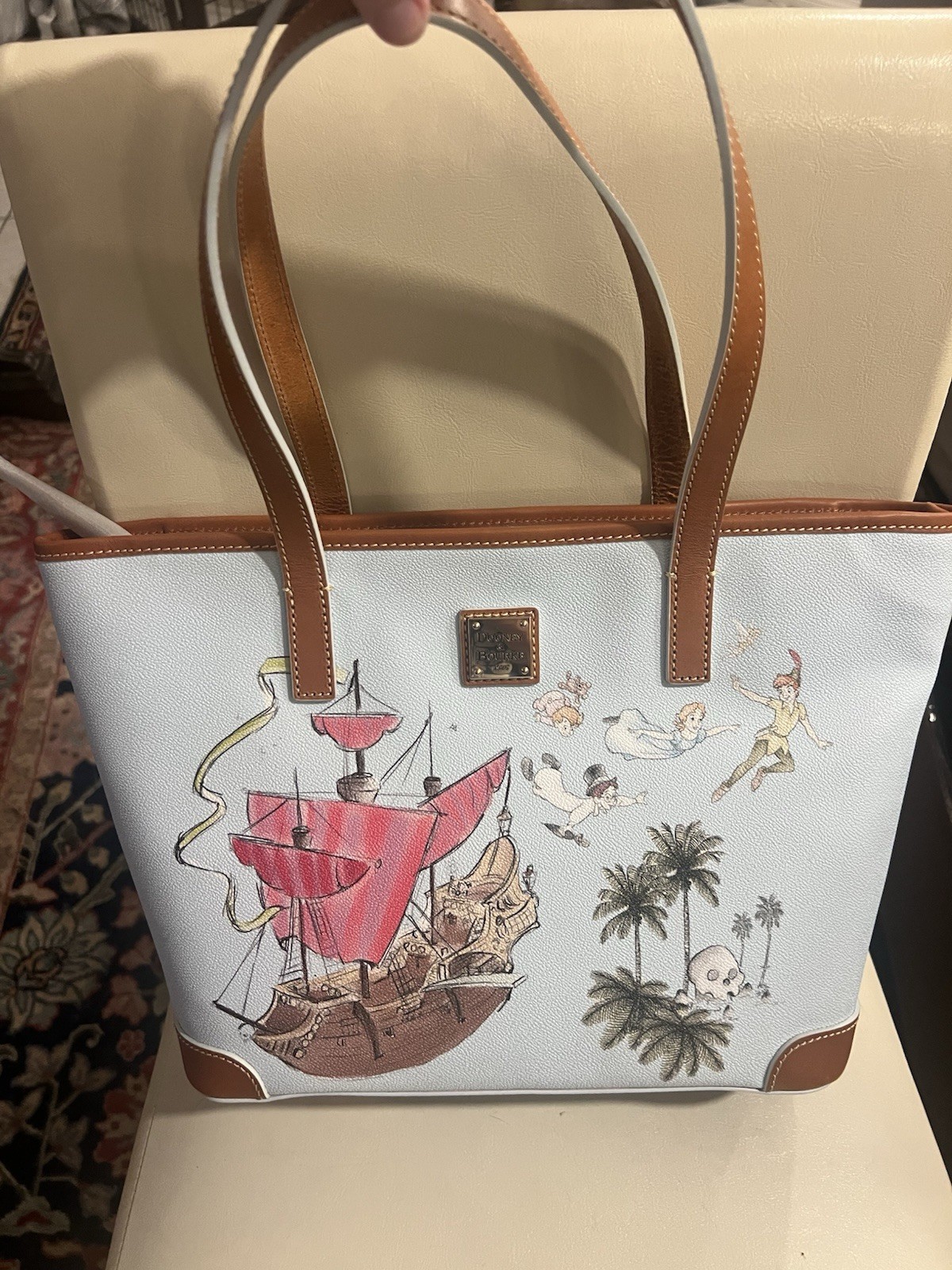 Disney Dooney & Bourke Peter Pan Tote NWT