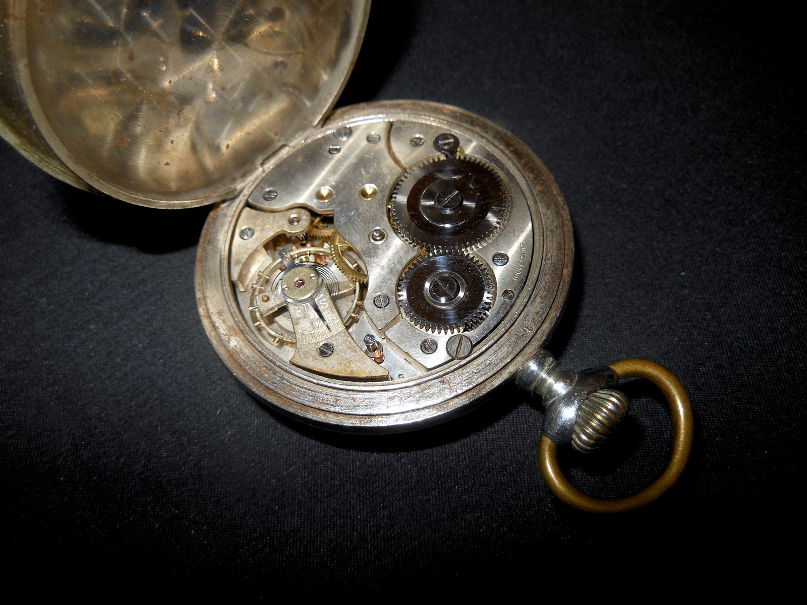 WW1 German Fliegertruppen Taschenuhr - AIRCRAFT COCKPIT CLOCK - DORA - RARE!