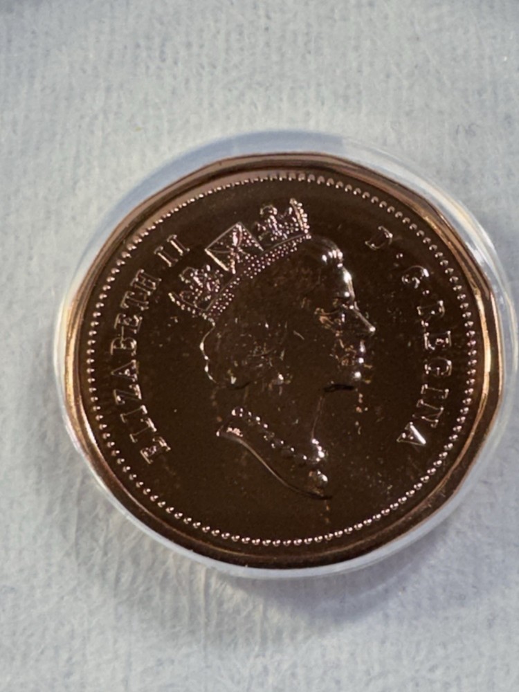 1990 Canada 1 Cent Proof Like Graded MS 69 RD by ANACS