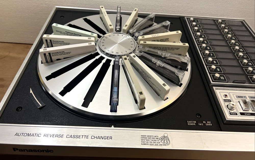 Panasonic RS-296US Automatic Reverse Cassette Player Carousel Tested Watch Video