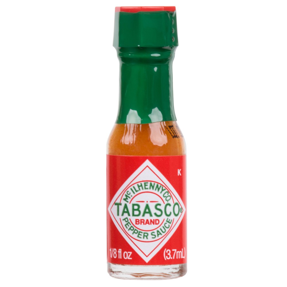TABASCO .125 oz. Original Hot Sauce Mini Bottles (select quantity below)