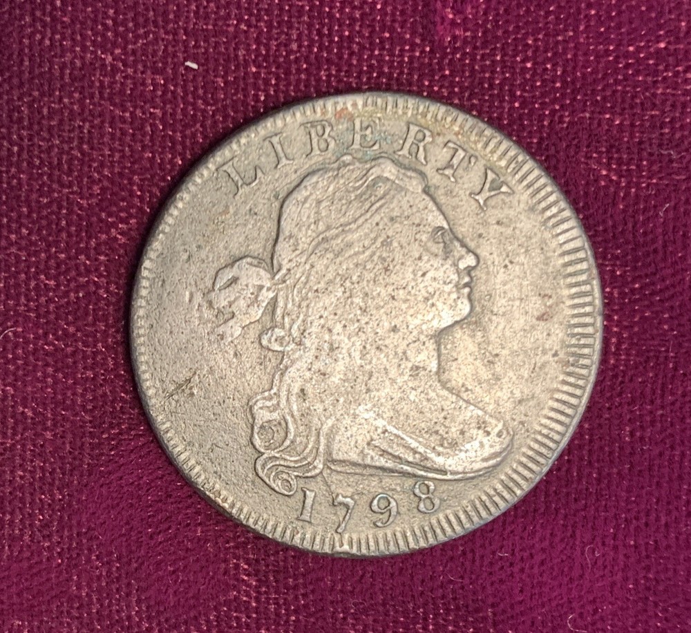 1798 Draped Bust Large Cent Rev. 95