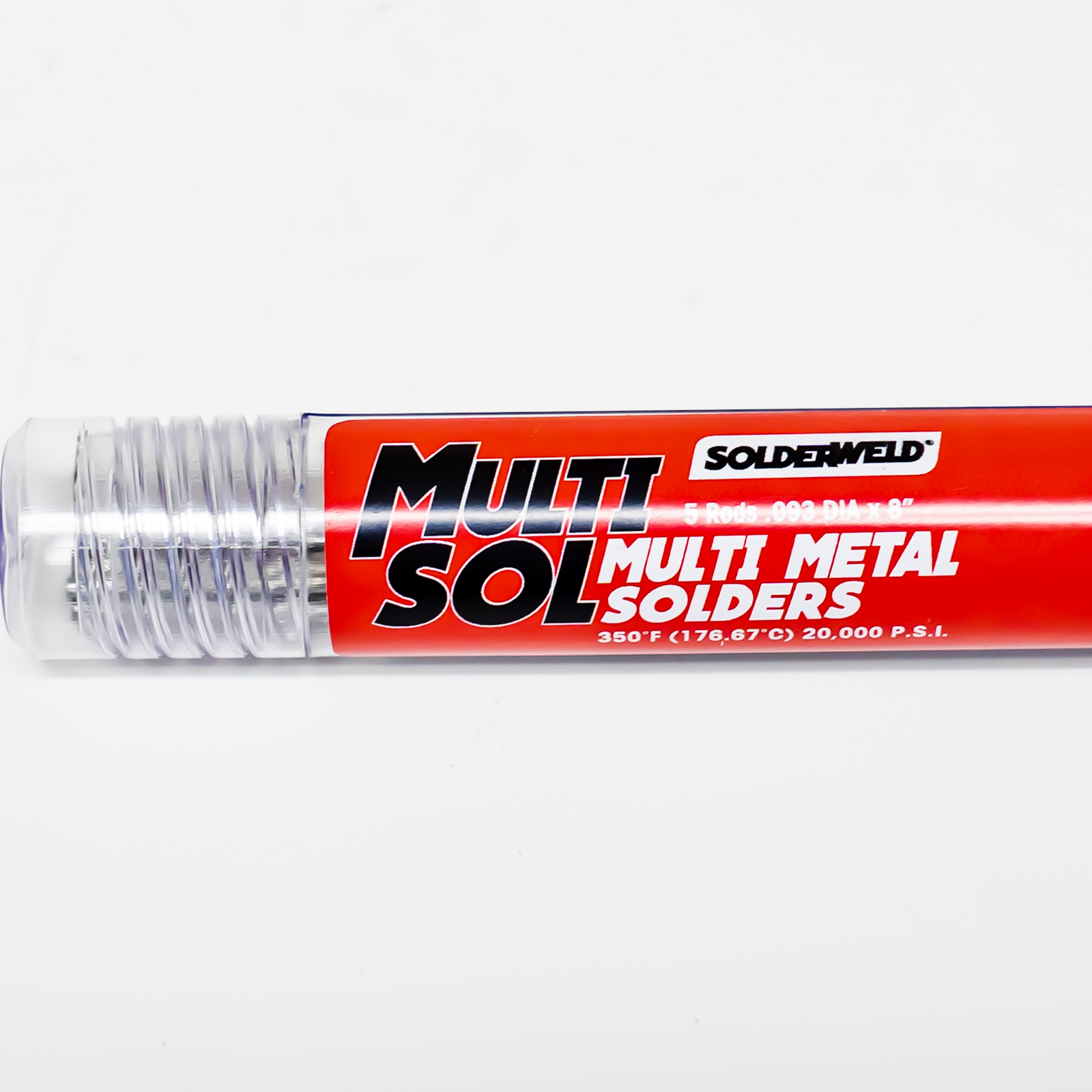 Solderweld Multi Sol Low Temp Dissimilar Metal Bonding 5 8" Solder Rods