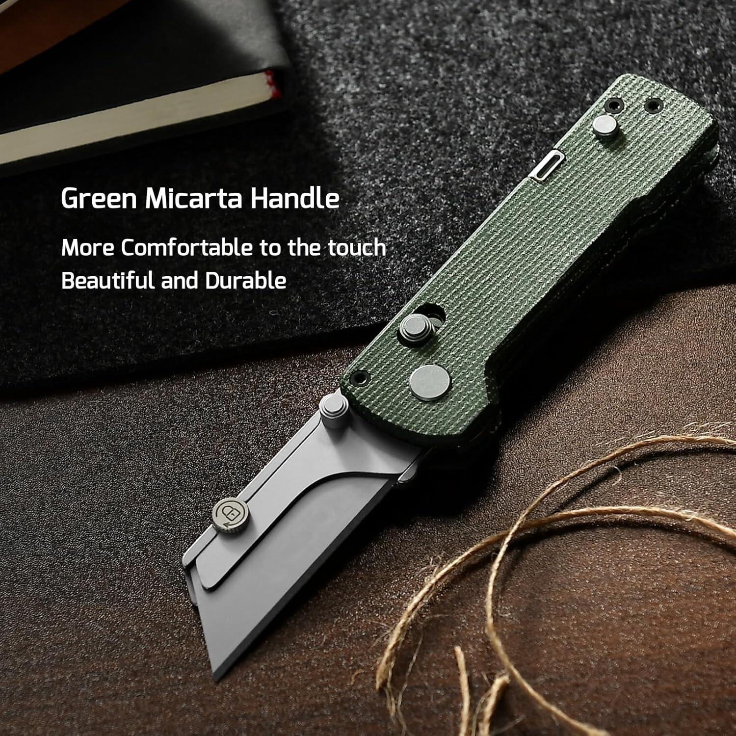 OKNIFE U1 Pro Multitool Folding Utility Knife with Folding Screwdriver Rail Lock