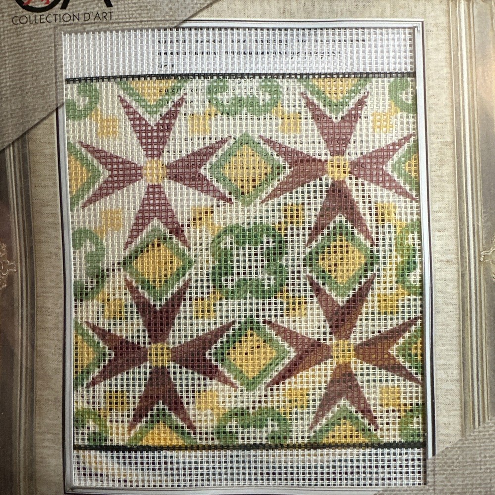 needlepoint tapestry kits With Floss  20x25 Cm Abstract