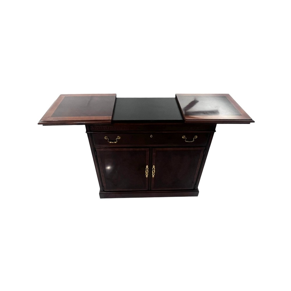 Drexel Mahogany Expandable Server Cabinet