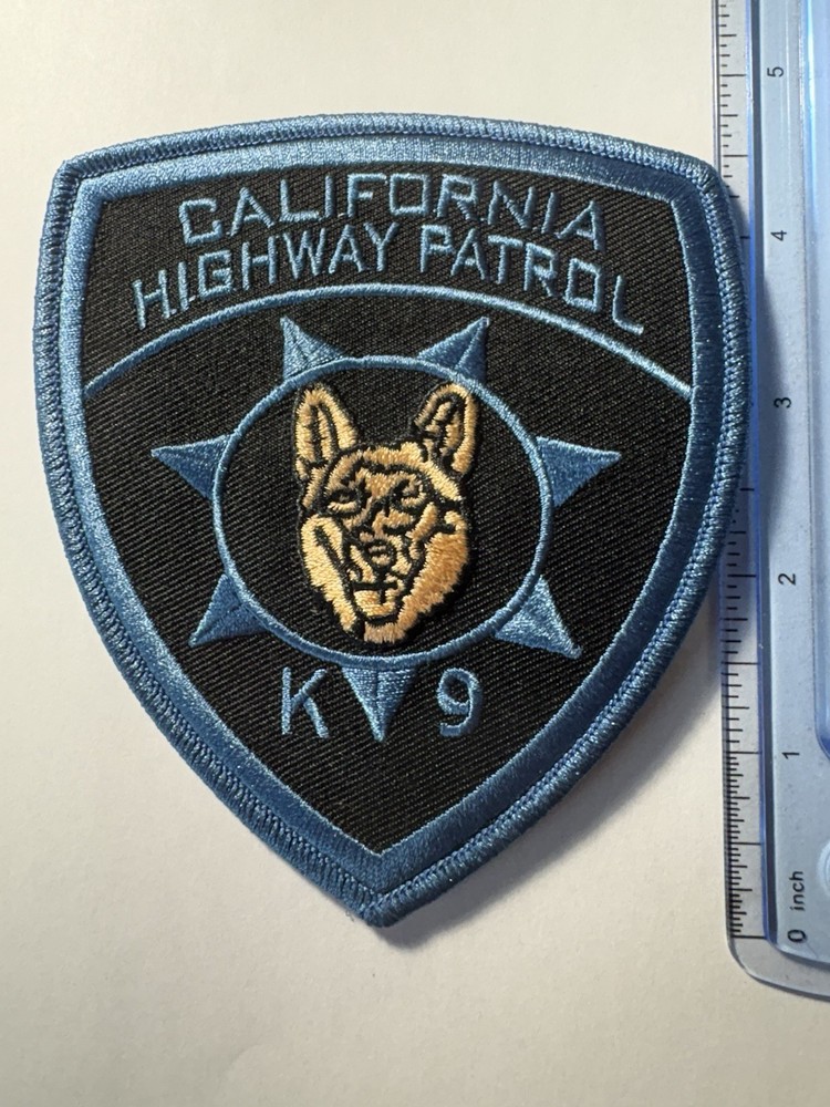 California Highway Patrol K9 Unit Patch