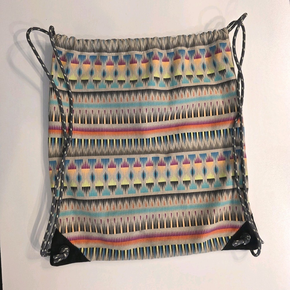 Dakine Cinch Pack Backpack Drawstring Bag Tribal Look