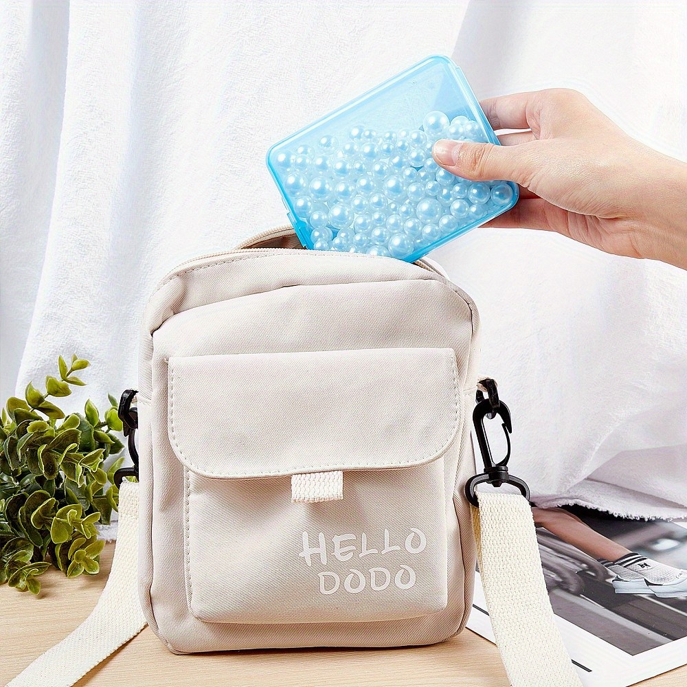 1set Transparent Polypropylene(PP) Bead Containers with Hinged Lids with Hinged