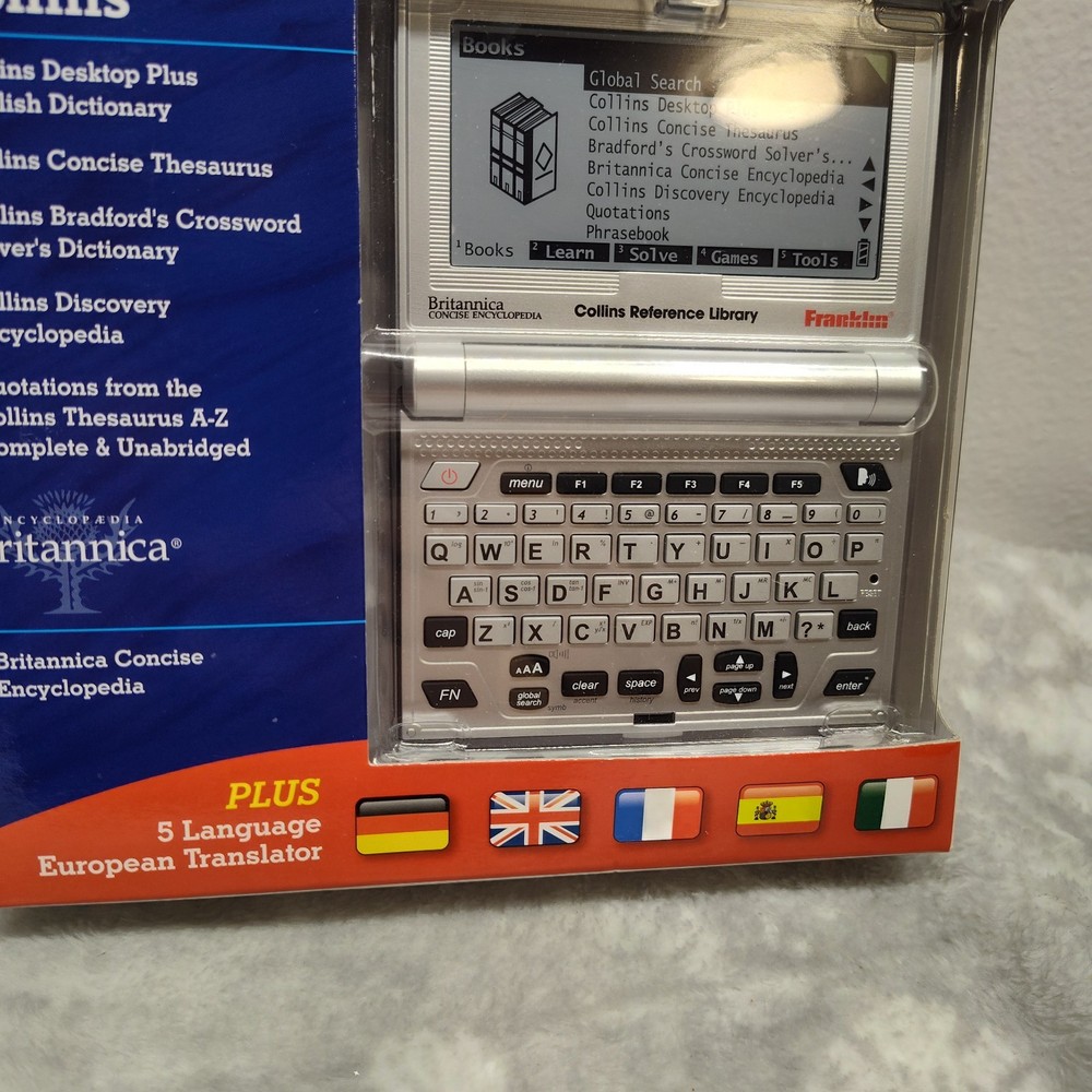 Franklin Dmq-2100 Collins Speaking Reference Library Word Pronunciation Device