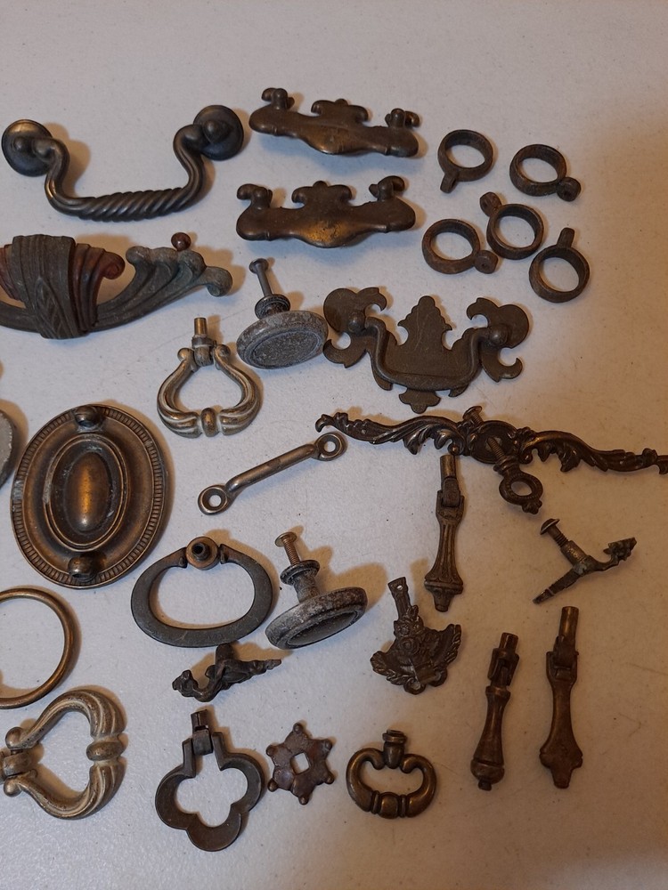 Assorted Mixed Bundle Vintage Hardware Architectural Salvage Pieces