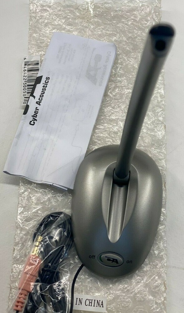 CYBER ACOUSTICS DESKTOP MICROPHONE