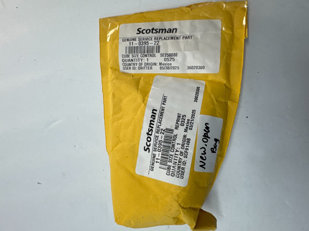 Scotsman 11-0395-22 Ice Machine Electric Cube Size Control Assembly - Silver