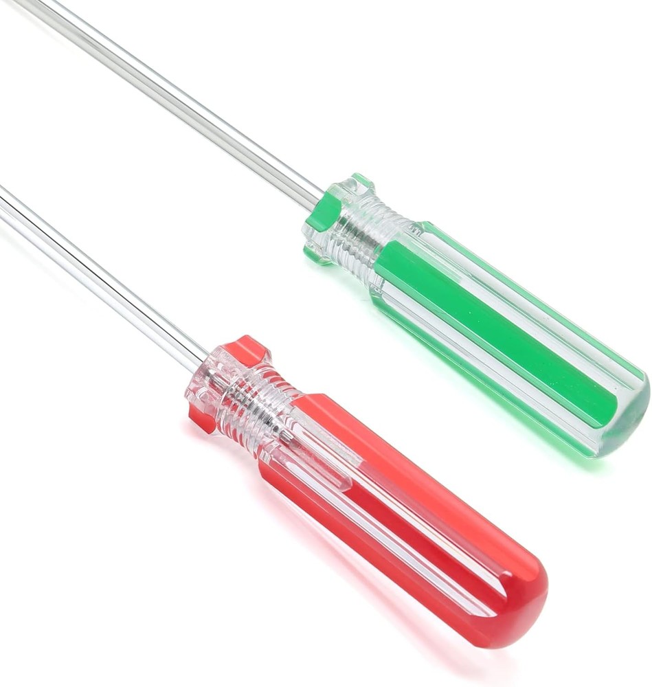 2pcs Magnetic Screwdriver Set 5” Phillips & Flat Head for Electronics Repair