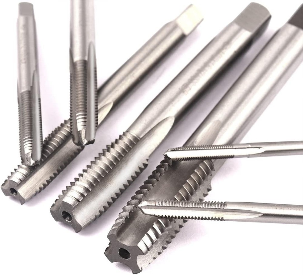 Complete HSS 6542 Left Hand Thread Tap Set – 7pcs for All Machining Needs
