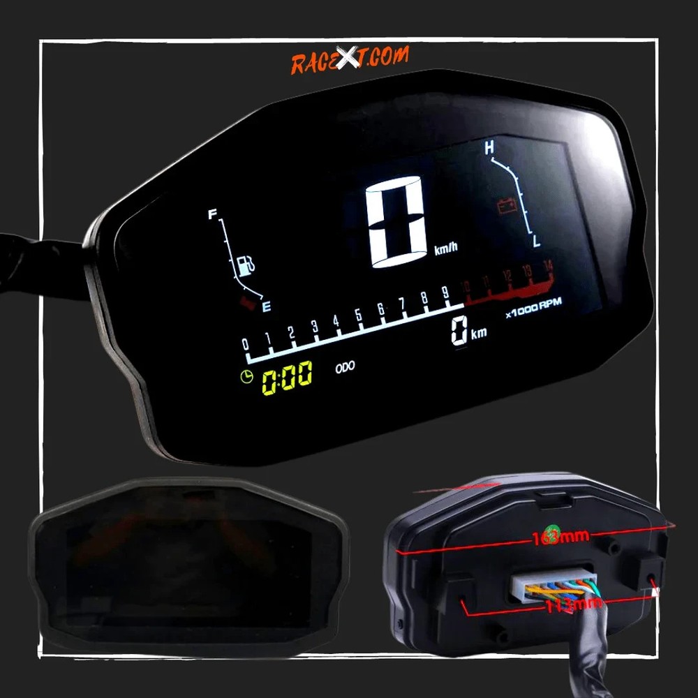 Digital LCD Speedometer for Suzuki TL1000R – Multifunction LED