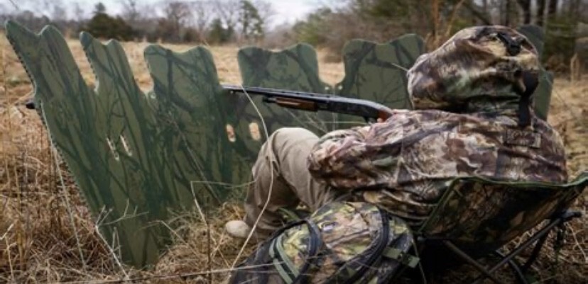 GhostBlind Phantom 35" Ground Hunting Mirror Panel Blind 6-Panel Deer Turkey