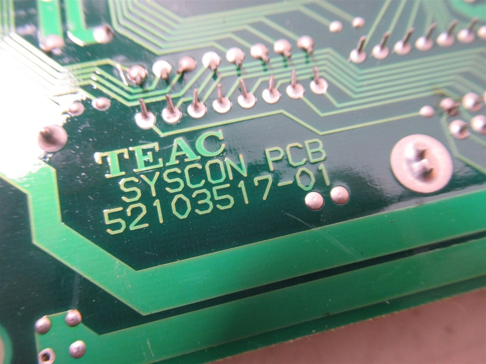TEAC Syscon PCB 52103517-01 Circuit Board Module for TASCAM DA-88 DAT Player