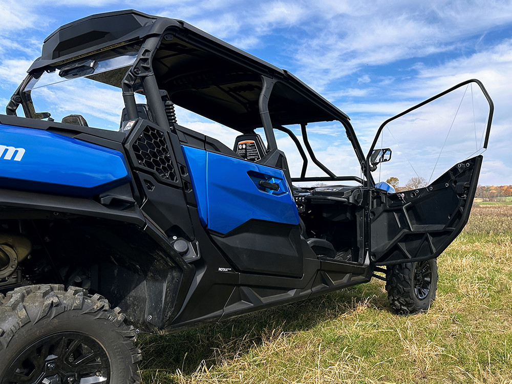 Can Am Commander 1000 MAX Hard Upper Doors Windows Kit Scratch Resistant 2021+