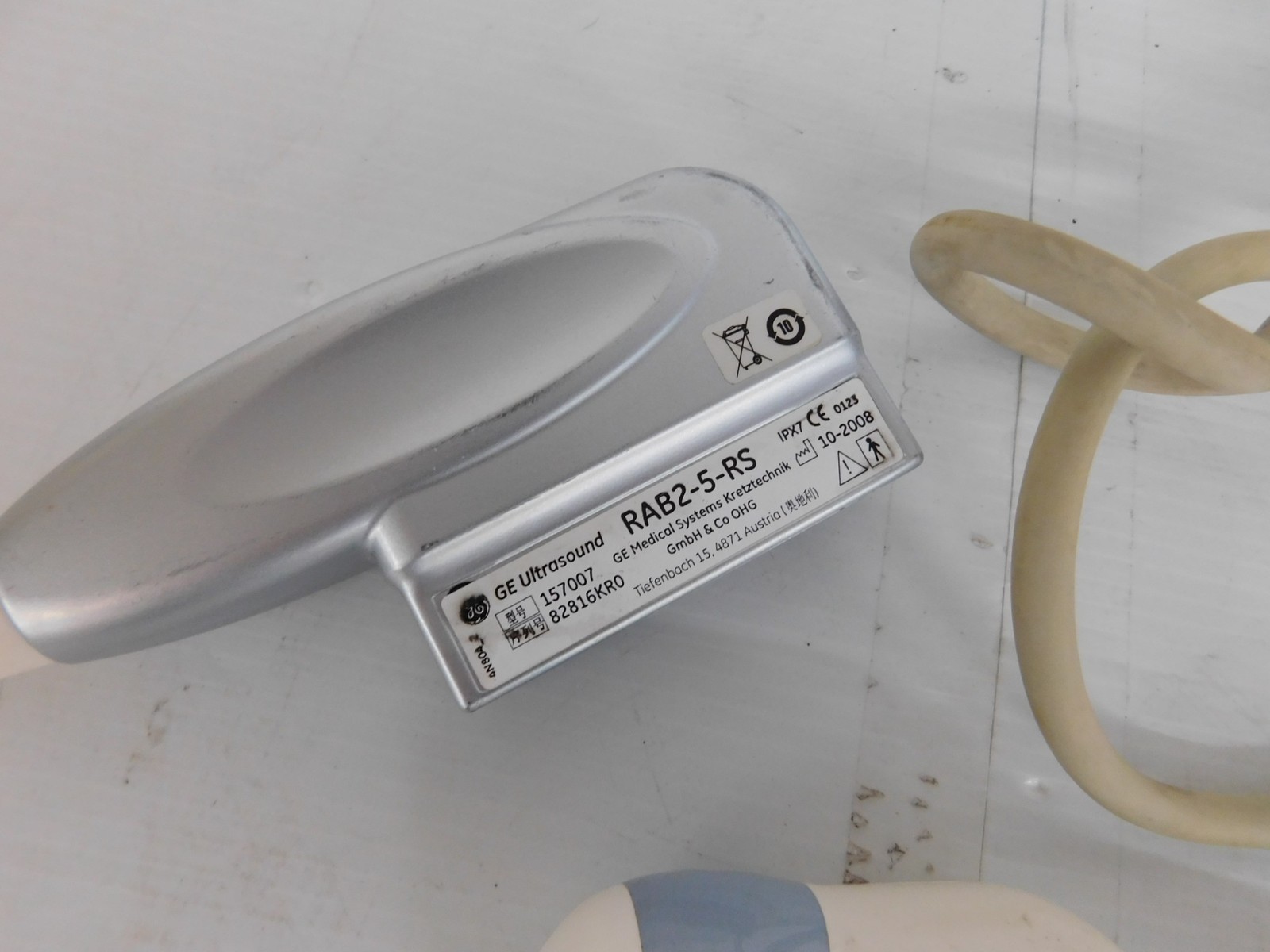 GE ULTRASOUND RAB2-5-RS ULTRASOUND PROBE TRANSDUCER (SSP30)