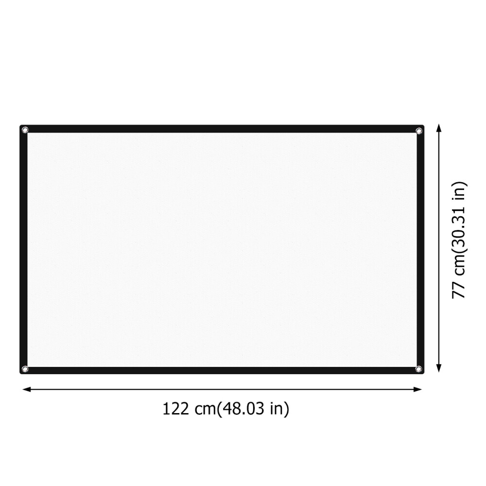 Anti Crease Projector Screen Wall Projector Screen Roll Up Projector Screen