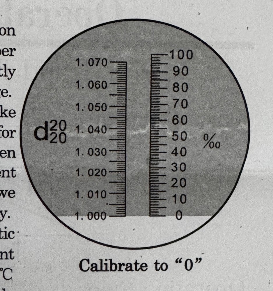 Handheld Refractometer (Includes Pipette, Screwdriver, Cleaning Cloth, Case)