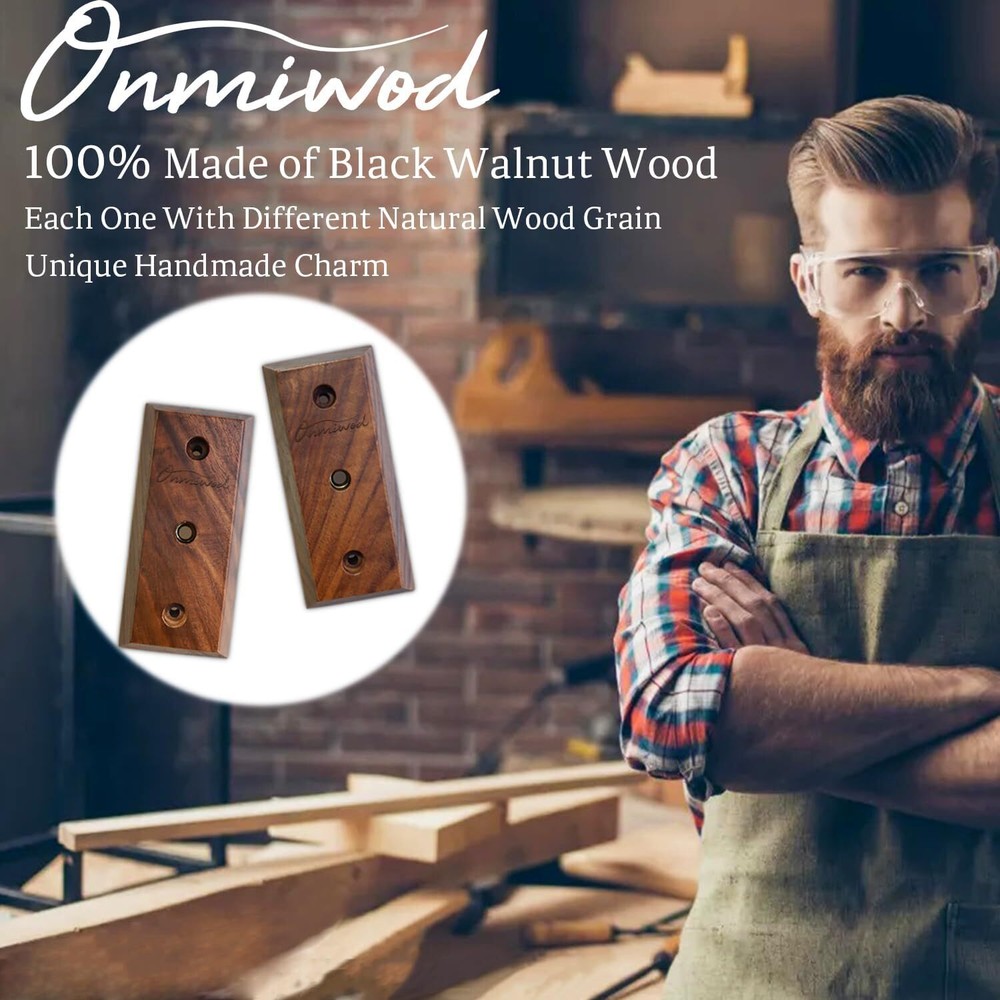 Ukulele Wall Mount Hanger, Black Walnut Wood Walnut,