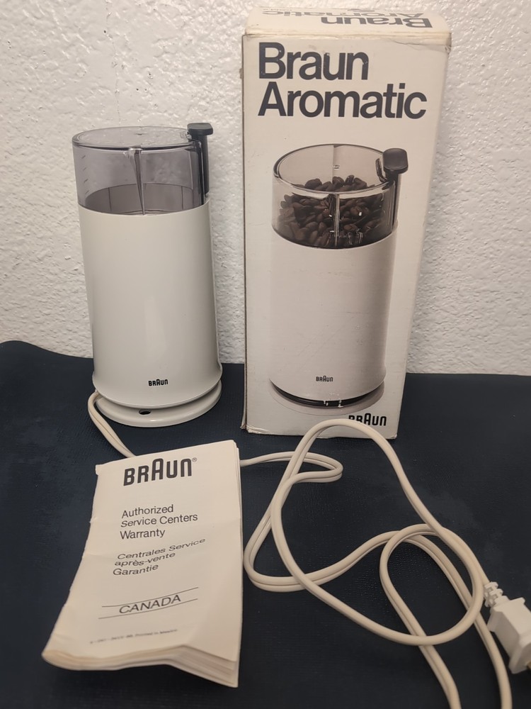 Braun KSM 2 Aromatic Coffee Grinder - White