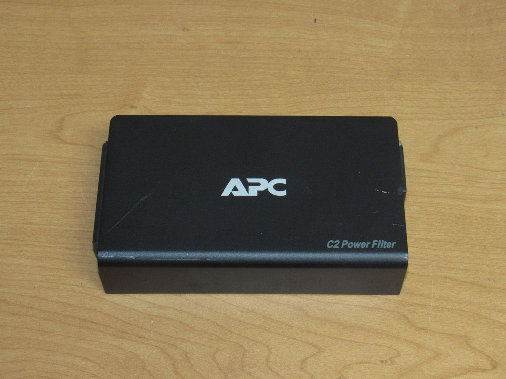 APC C2 2-Outlet Power Filter Surge Protector - Tested Working
