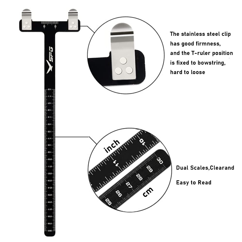 SOPOGER Archery Level Multifunctional Bow Tuning Tools for Rest Yellow