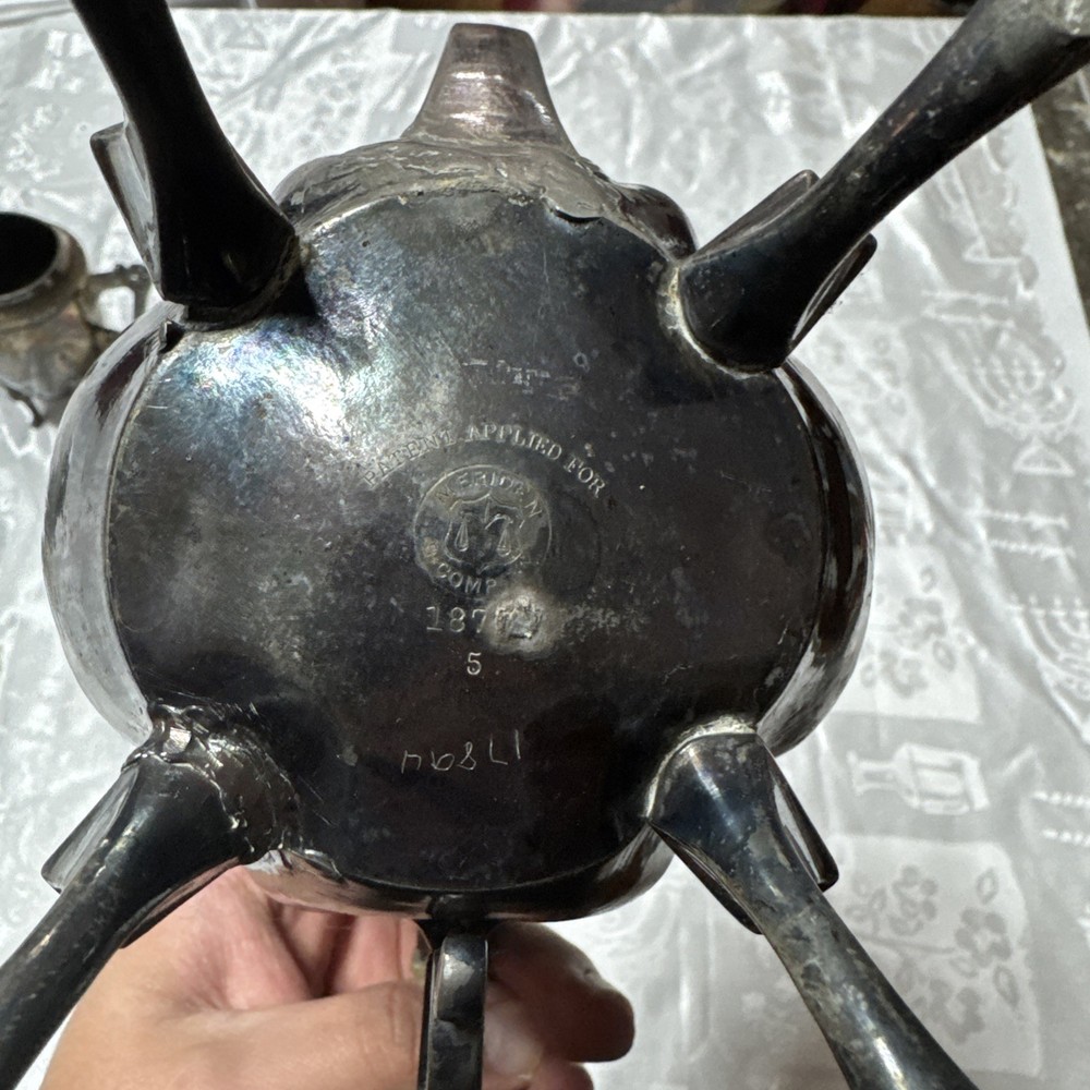 Meriden B. Company tea set 1877