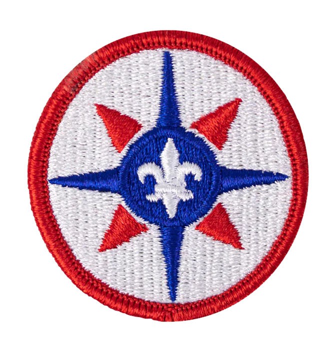 316th Expeditionary Sustainment Command Color Patch with Hook Fastener