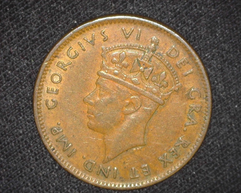 NEWFOUNDLAND 1942 CANADA CENT KM18 ABOUT UNCIRCULATED ~J13