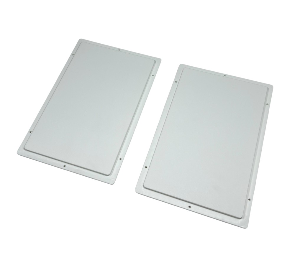 Marine Hatch Access Panel, 8in x 12in, Poly Material, White, NEW, 2 Pack