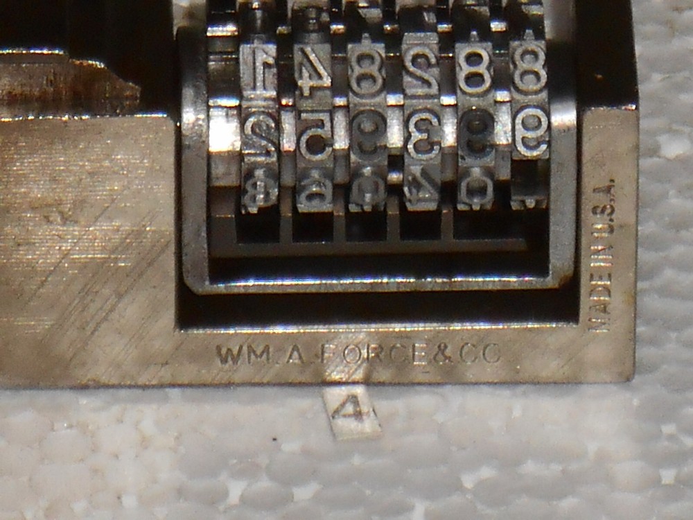 WMA Letterpress Numbering machine | 4