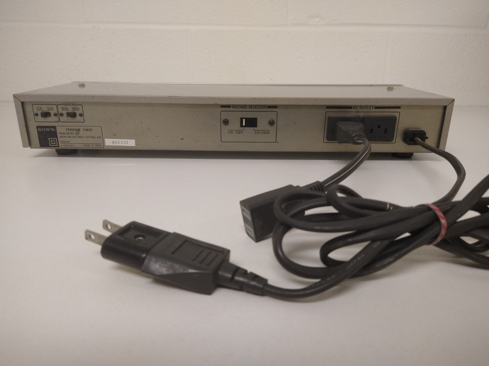 Sony PT-59 Hi-Fi Program Timer / Clock