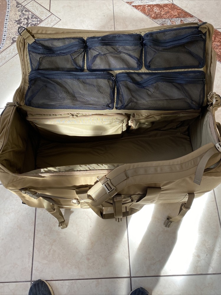 USMC Force Protector Gear “NEW”DEPLOYMENT BAG Deployer (LARGER BAG) Coyote Brown