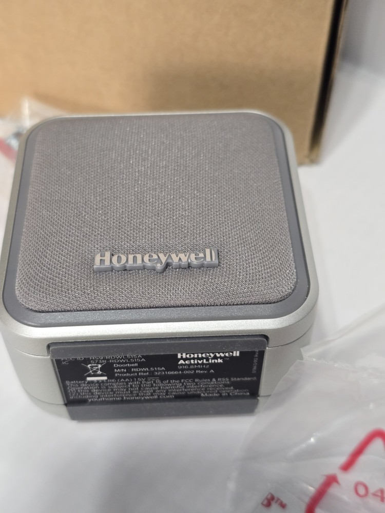 Honeywell RDWL515A ActivLink Wireless Doorbell & Push Button - Tested